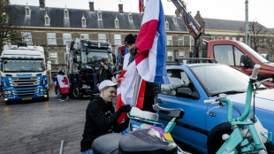 Protestkonvoi blockiert Zentrum von Den Haag