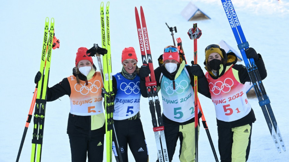 Durststrecke beendet: Biathletinnen jubeln über Staffel-Bronze