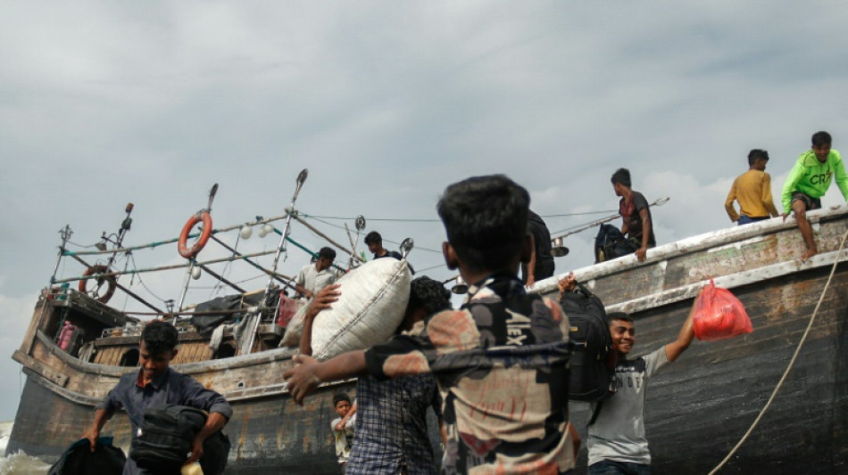 Rohingya refugees land on Indonesia's west coast