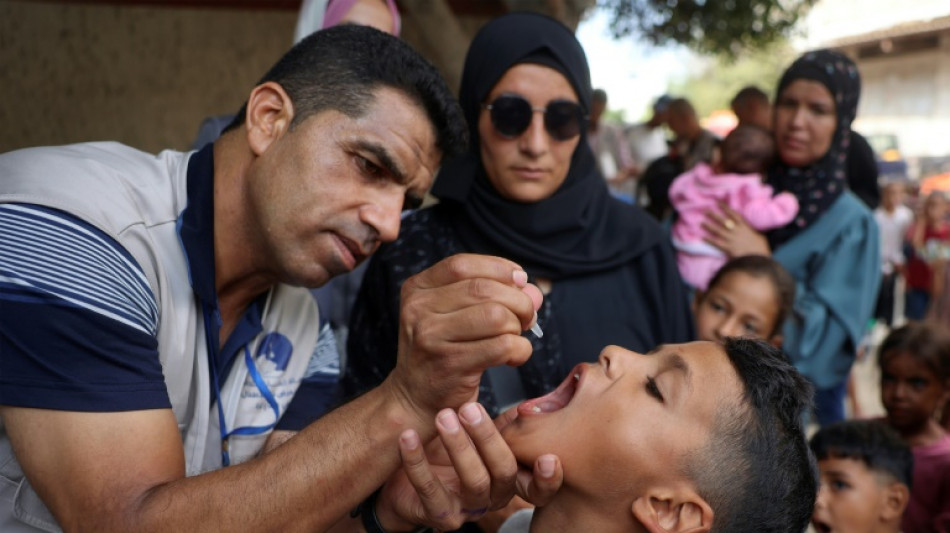 Gaza parents rush to vaccinate kids against polio despite fear of violence