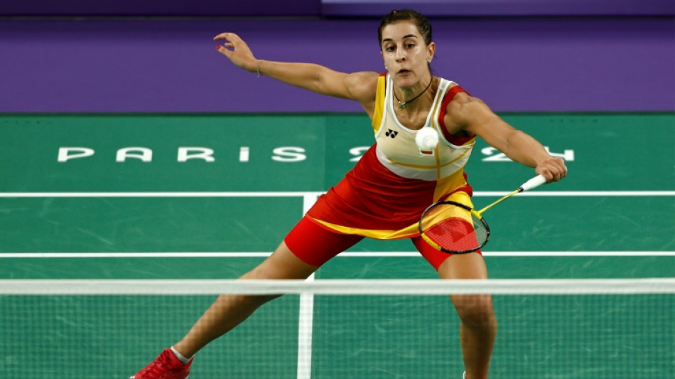 Spain's Marin reaches Olympic badminton semi-finals