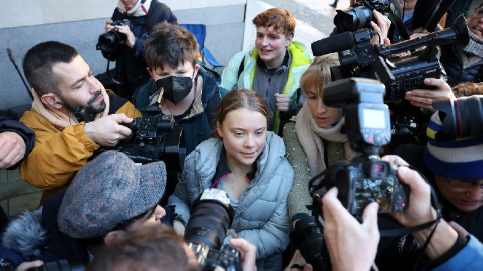 A Londres, Greta Thunberg jugée pour une action anti-énergies fossiles