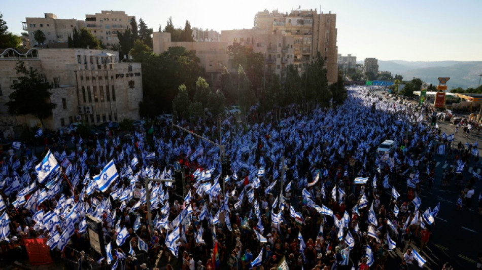 En Israël, les manifestations grondent à l'approche d'un vote crucial sur la réforme judiciaire