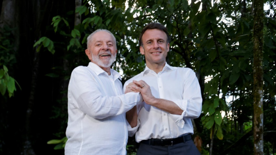 Macron et Lula scellent leurs retrouvailles, sous le signe de l'Amazonie