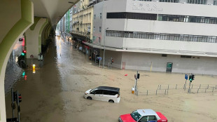 Hong Kong flooded by heaviest rainfall in 140 years