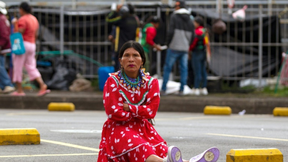 Des milliers d'indigènes à Bogota pour protester contre leur sort dans leur territoire