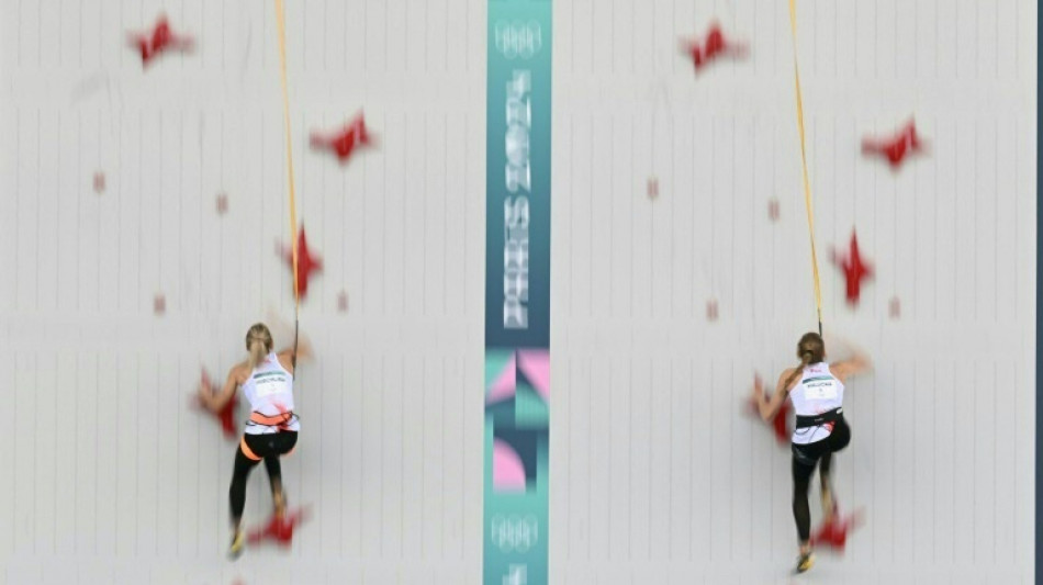 Six seconds for Olympic glory: speed climbing wows Paris