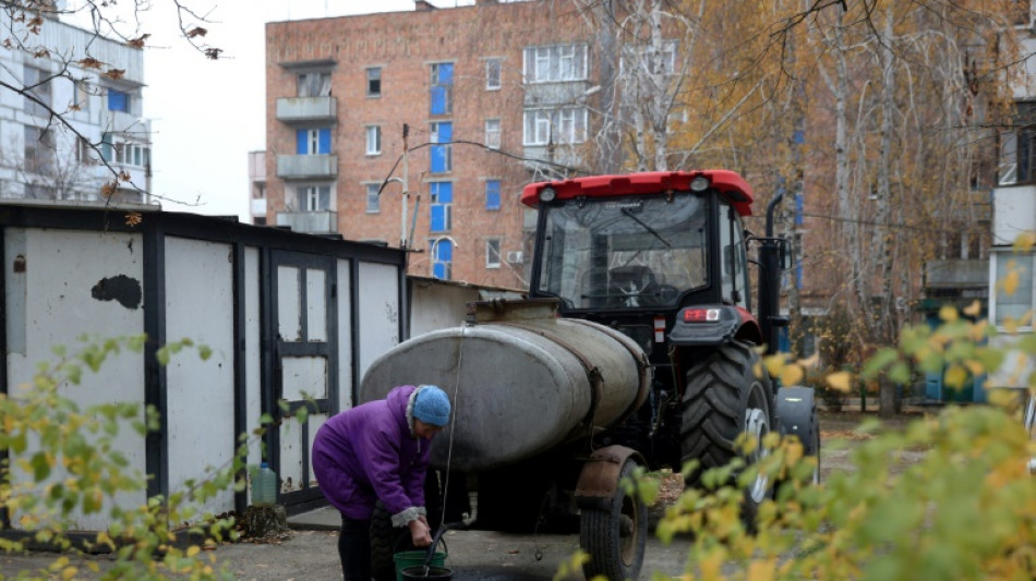 Dans le sud de l'ukraine, le fleuve Dniepr devient Rubicon