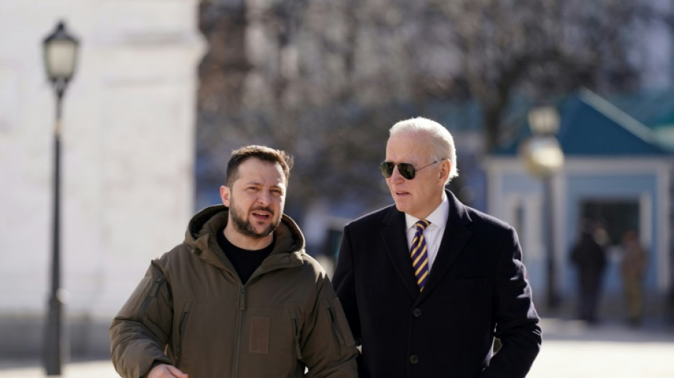 Biden makes surprise trip to Kyiv before invasion anniversary