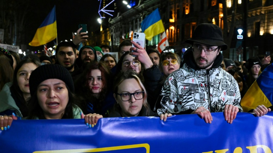 Thousands rally in Georgia for Ukraine, EU