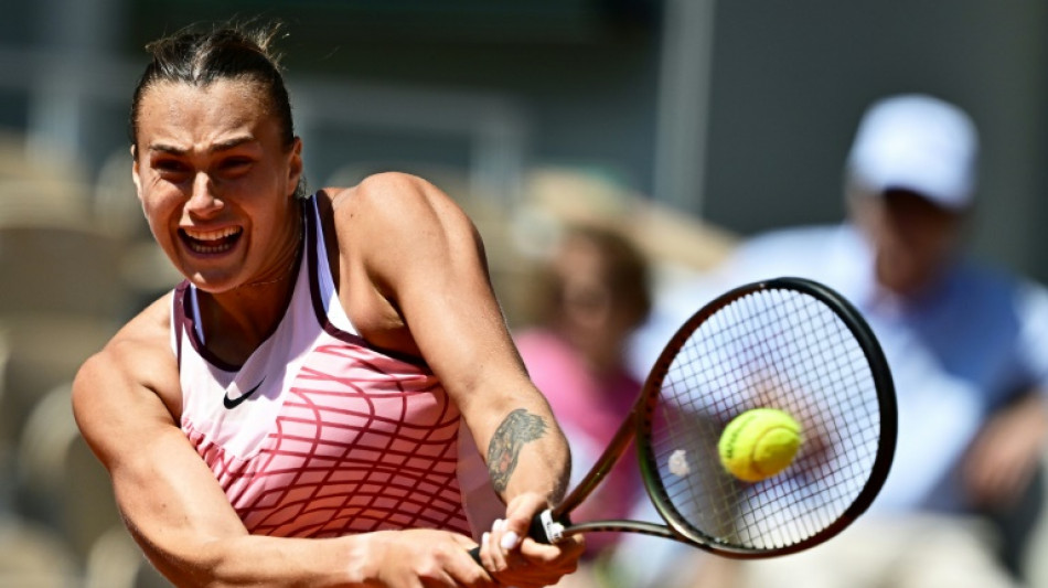 Sabalenka refuses French Open press conference 'to feel safe'