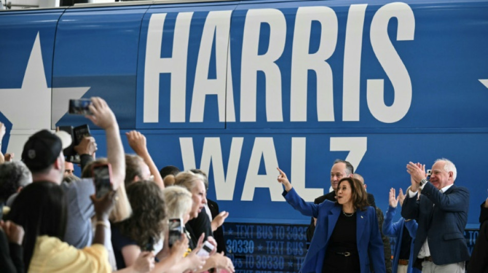 Avant la convention démocrate, Kamala Harris en campagne dans l'Etat clé de Pennsylvanie