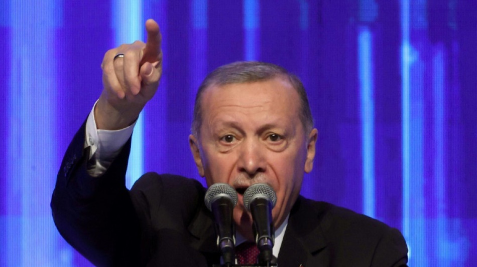 Ailing Erdogan tries to project health by video link