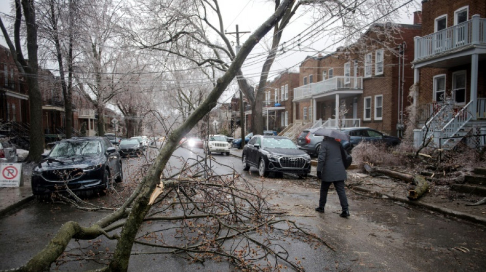 Cientos de miles de hogares sin electricidad en este de Canadá tras tormenta de hielo