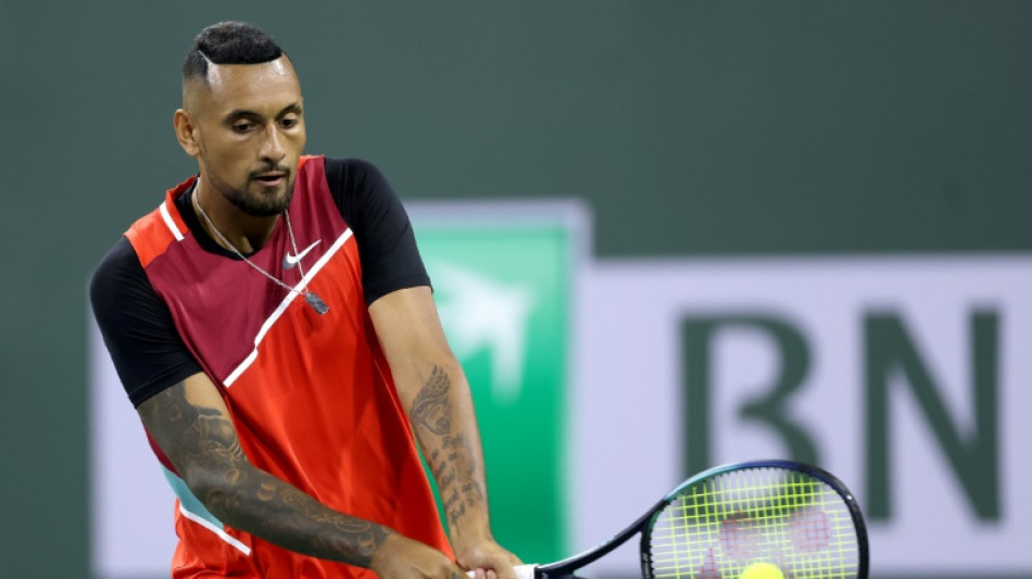 Kyrgios reaches Indian Wells quarter-finals as Sinner WDs