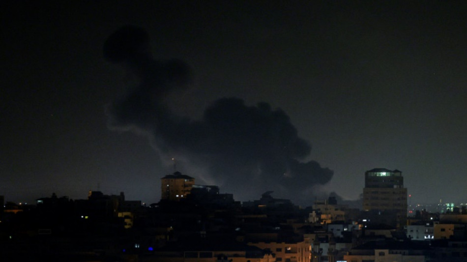 Israeli air strikes hit Gaza Strip