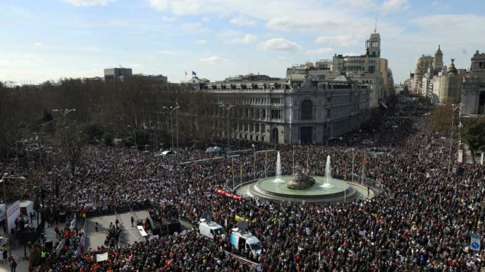 Manifestation monstre à Madrid pour défendre le système de santé public