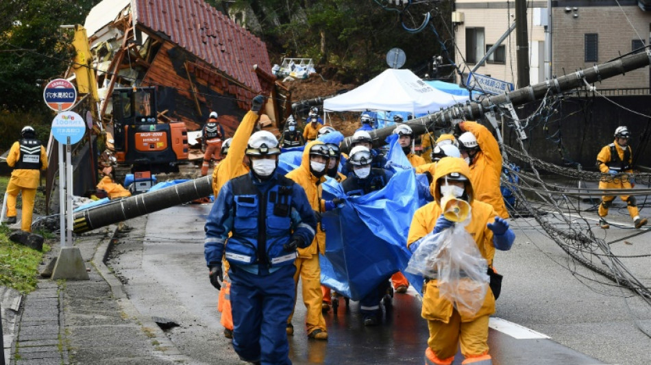 Séisme du Nouvel An au Japon: le bilan s'alourdit à 161 morts et 103 disparus