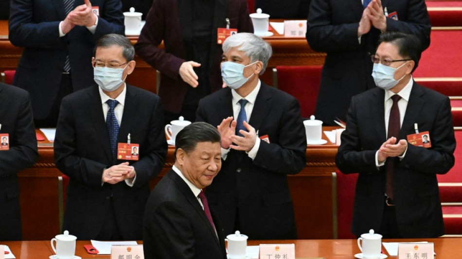 China's Xi handed historic third term as president