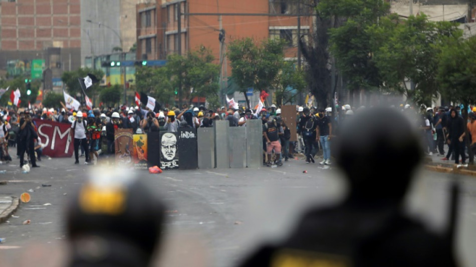 Protesters stand ground as Peru congress mulls early elections