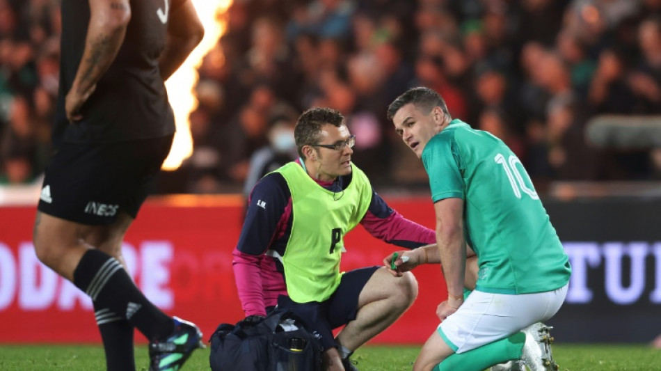 Ireland's Sexton cleared for second Test, All Blacks lose Whitelock