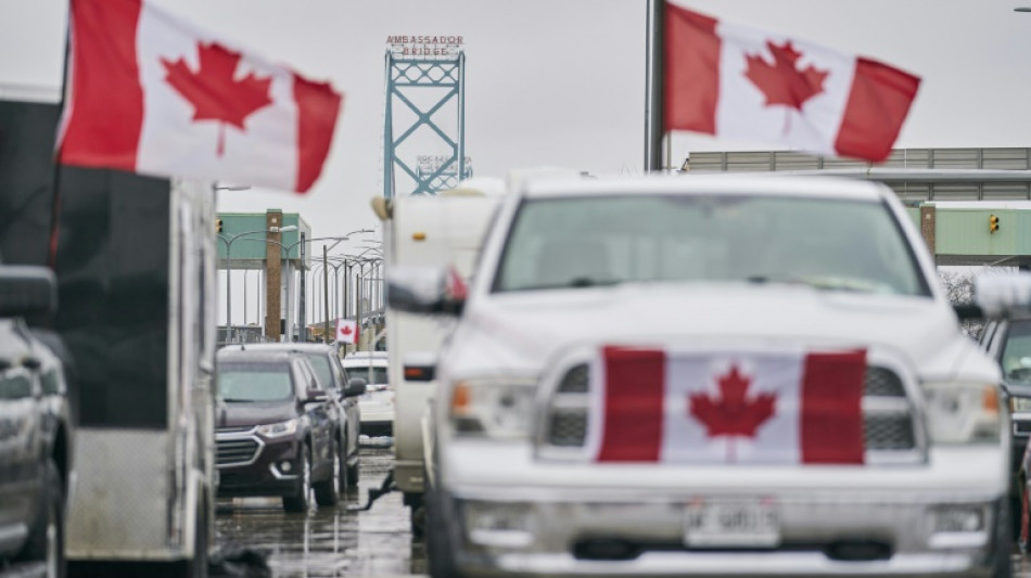 Protestierende Lkw-Fahrer in Kanada widersetzen sich Gerichtsanordnung