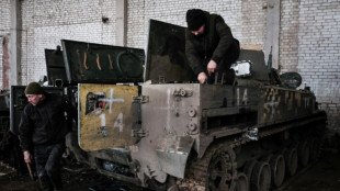 Ukraine military repair shop fixes up old Russian hardware