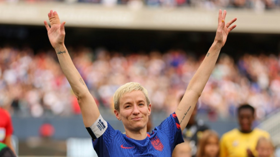 Foot: Rapinoe réussit ses adieux à la sélection américaine