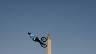 "Cara a cara con el obelisco": el BMX visto por el fotógrafo de AFP Jeff Pachoud en los JJ OO
