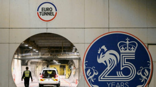 Dans le tunnel sous la Manche, sur la route vers l'Angleterre