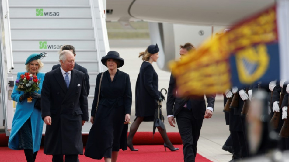 Charles III in Germany for his first foreign trip as king