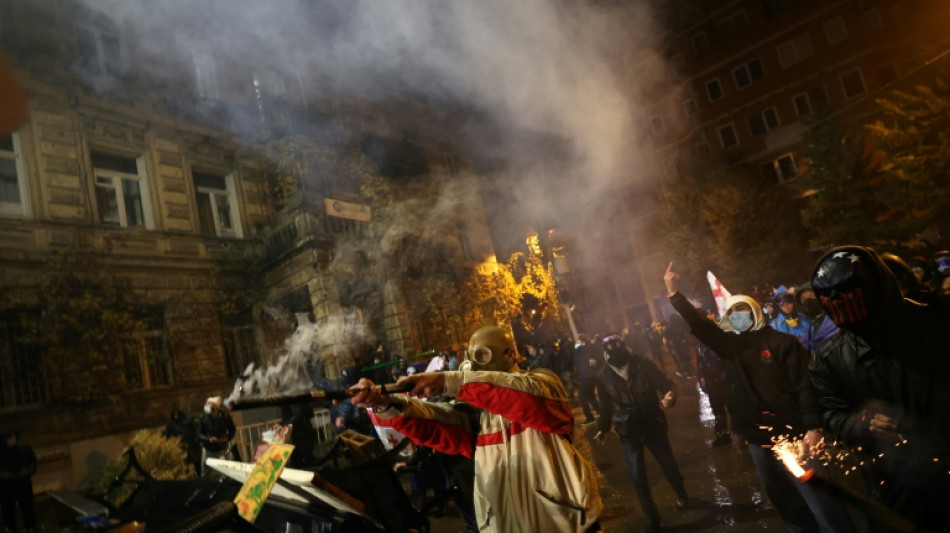 Georgien: Zusammenstöße zwischen Demonstranten und Polizei vor Parlament in Tiflis