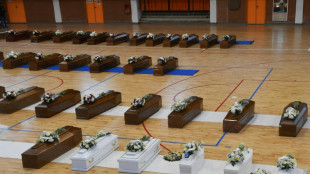 Children's coffins mark tragedy of Italy migrant shipwreck