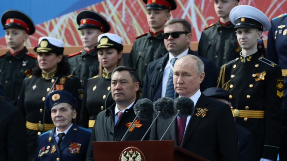 Putin, at Red Square parade, calls for victory in Ukraine