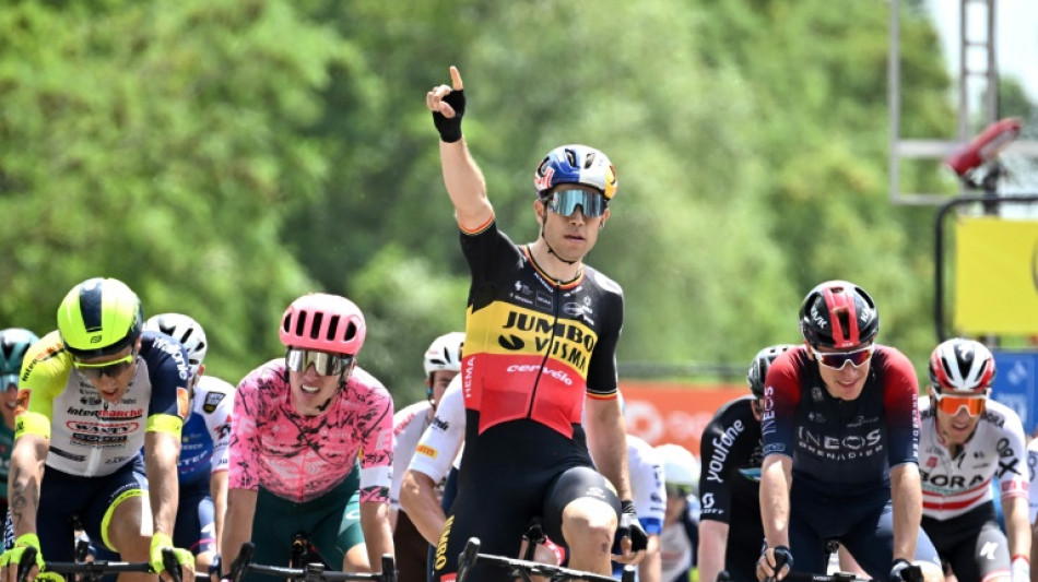 Van Aert powers to Criterium du Dauphine win