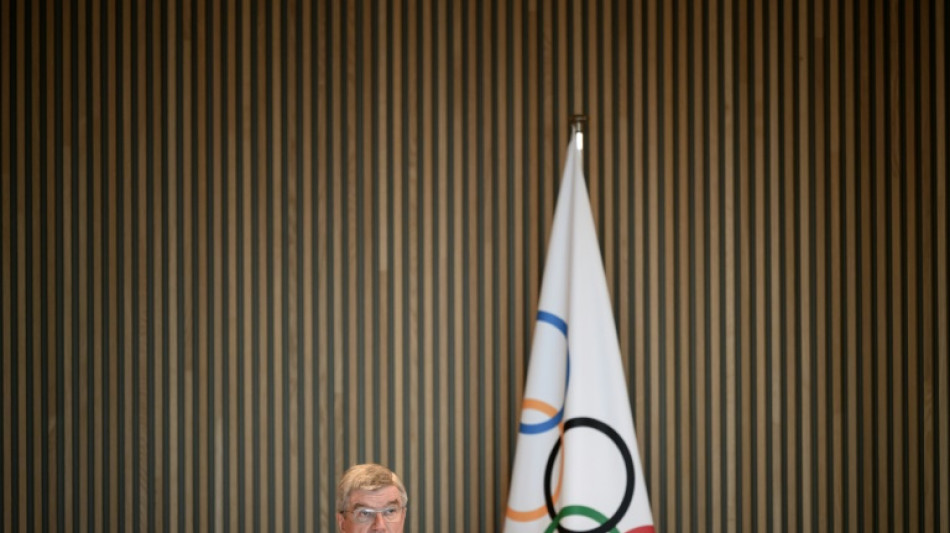 IOC chief echoes call for Russian return during Paris visit