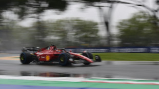 Ferrari duo revel in rain for Emilia Romagna practice 