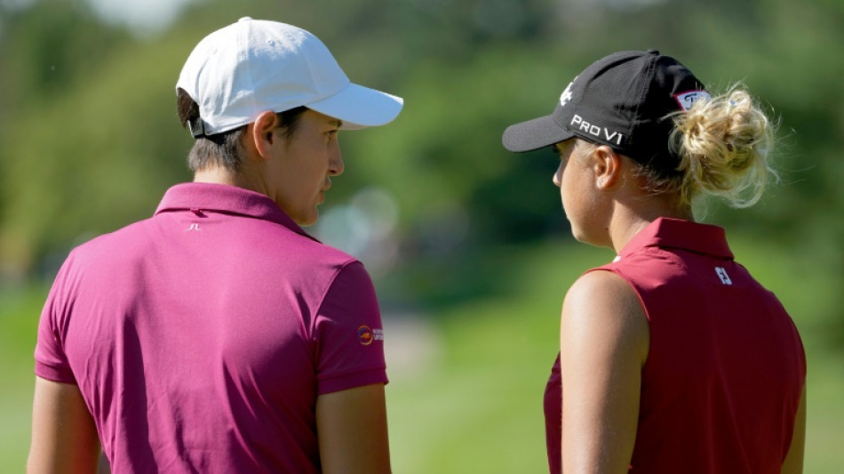 Rookies Roussin, Weber grab lead at LPGA team tournament