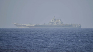 Chinese aircraft carrier passes through Taiwan Strait